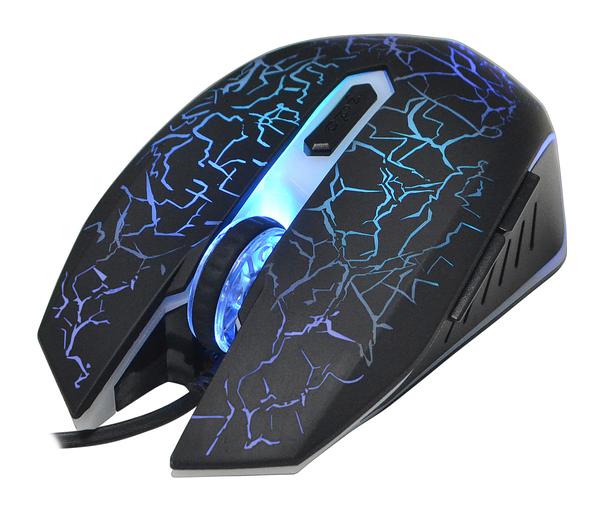 Мышь Оклик 896G черный оптическая (12800dpi) USB для ноутбука (5but) фото 5