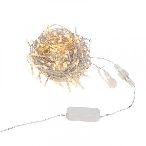 NEON-NIGHT 235-516 Гирлянда Дождь светодиодный 2х1,5м, эффект мерцания, прозрачный провод, IP44, 230В, диоды ТЕПЛЫЕ БЕЛЫЕ, 150LED фото 1