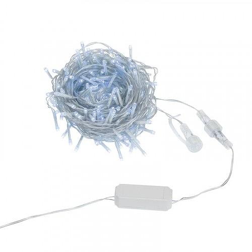 NEON-NIGHT 235-555 Гирлянда Дождь светодиодный 2х3м, эффект мерцания, прозрачный провод, IP44, 230В, диоды БЕЛЫЕ, 300LED фото 1