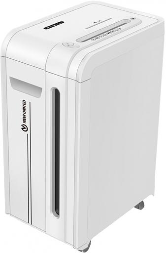 Шредер New United Etalon ET-25C Force белый (секр.P-4) перекрестный 22лист. 34лтр. скрепки скобы пл.карты CD фото 1