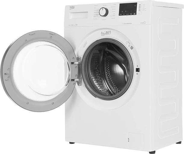 Стиральная машина Beko WSRE6H612ZAWI класс: A загр.фронтальная макс.:6.5кг белый фото 3