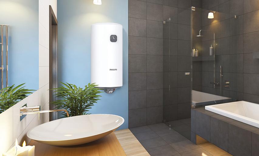 Водонагреватель Philips Ultraheat Round AWH1601/51(50DA) 2кВт 50л электрический настенный/белый фото 5