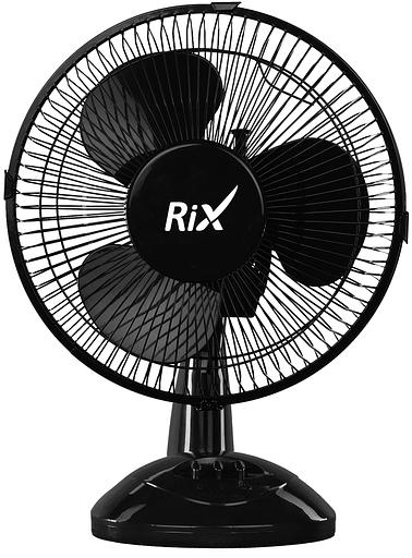 Вентилятор настольный RIX RDF-2200B 30Вт скоростей:2 черный фото 1