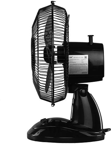 Вентилятор настольный RIX RDF-2200B 30Вт скоростей:2 черный фото 3