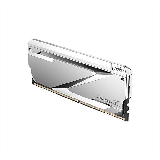 Оперативная память Netac Z RGB 32GB (2x16GB) DDR5-7600 (PC5-60800) C36 Silver 36-46-46-122 1.4V XMP Dual DIMM Kit (NTZED5P76DP-32S) фото 2