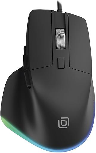 Мышь Оклик 503M черный оптическая (6400dpi) silent USB для ноутбука (6but) фото 1