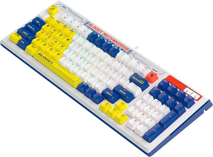 Клавиатура A4Tech Bloody B950 механическая синий/белый USB for gamer LED (B950) фото 3