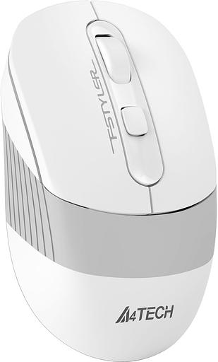 Мышь A4Tech Fstyler FG10CS Air белый/серый оптическая (2000dpi) silent беспроводная USB для ноутбука (4but) фото 9