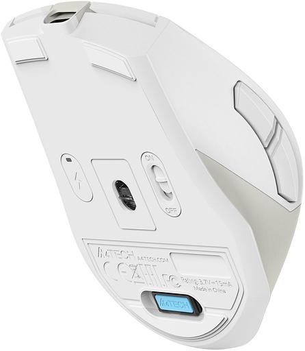 Мышь A4Tech Fstyler FG45CS Air бежевый оптическая (2000dpi) silent беспроводная USB для ноутбука (7but) фото 7