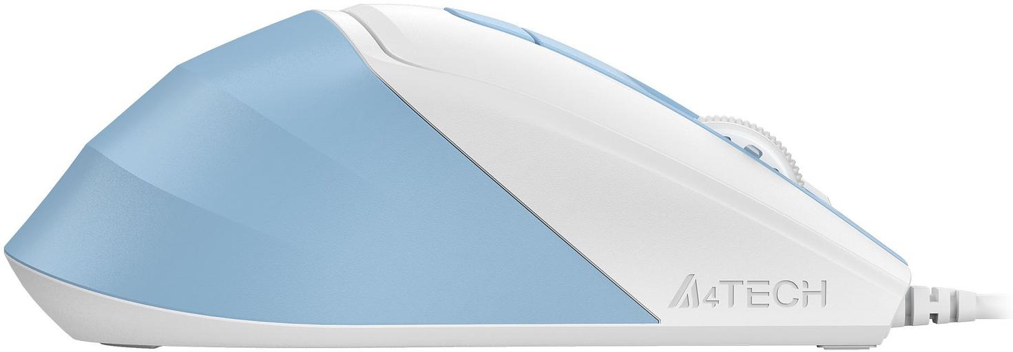 Мышь A4Tech Fstyler FM45S Air голубой/белый оптическая (2400dpi) silent USB (7but) фото 5