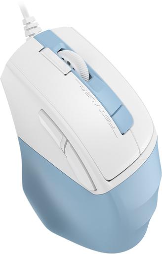Мышь A4Tech Fstyler FM45S Air голубой/белый оптическая (2400dpi) silent USB (7but) фото 6