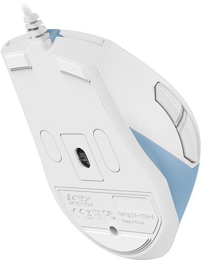 Мышь A4Tech Fstyler FM45S Air голубой/белый оптическая (2400dpi) silent USB (7but) фото 7