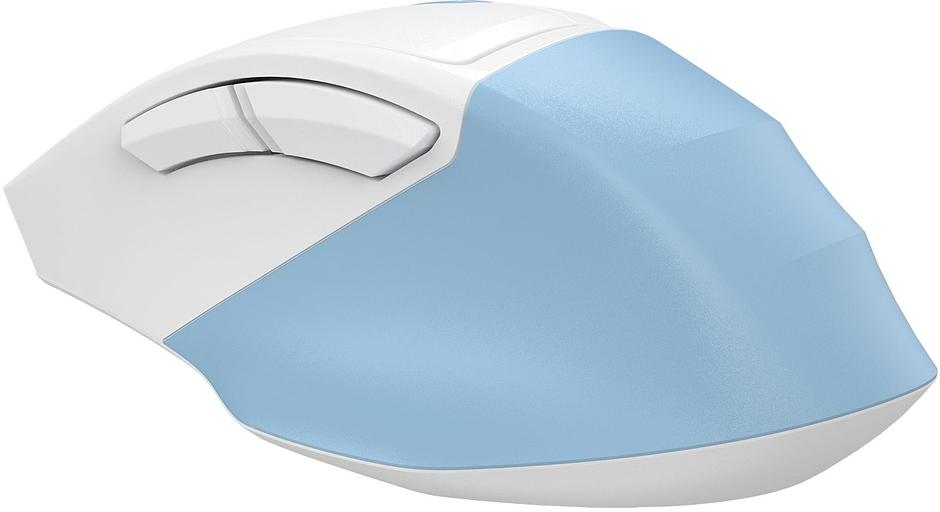 Мышь A4Tech Fstyler FM45S Air голубой/белый оптическая (2400dpi) silent USB (7but) фото 8