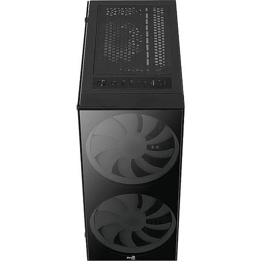 Корпус MidiTower AEROCOOL Python (ATX/micro-ATX/mini-ITX, без БП, 1x USB3.0, 2x USB2.0, 2x 20cm A.RGB fans Tempered Glass) (4718009158689) фото 2