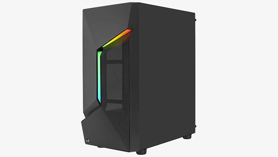 Корпус MidiTower AEROCOOL Scape-G-BK-v1 black (4711099471539) (без блока питания) фото 1