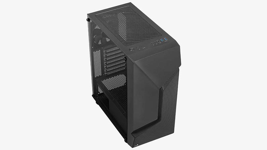 Корпус MidiTower AEROCOOL Scape-G-BK-v1 black (4711099471539) (без блока питания) фото 4