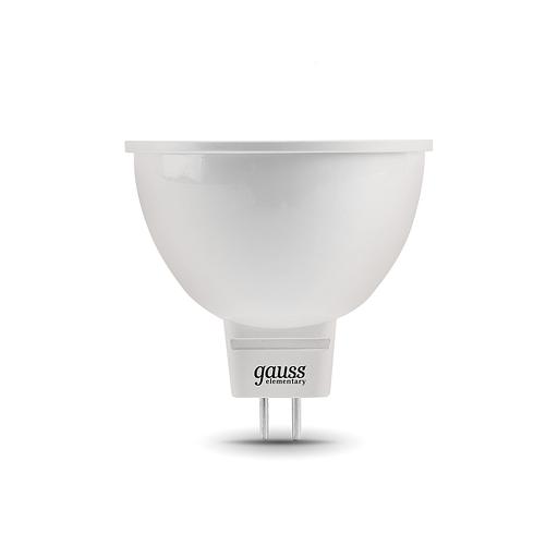 Лампа светодиодная Gauss 7Вт цок.:GU5.3 рефлек. 220B 3000K св.свеч.бел.теп. MR16 (упак.:1шт) (13517) фото 3