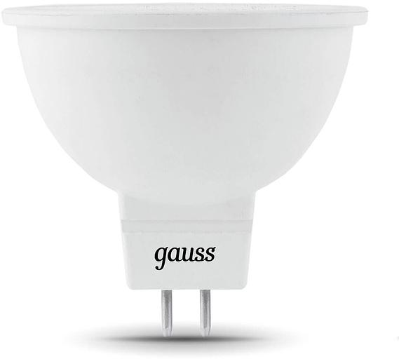 Лампа светодиодная Gauss 201505305 5Вт цок.:GU5.3 рефлек. 12B 6500K св.свеч.бел.хол. (упак.:1шт) фото 1