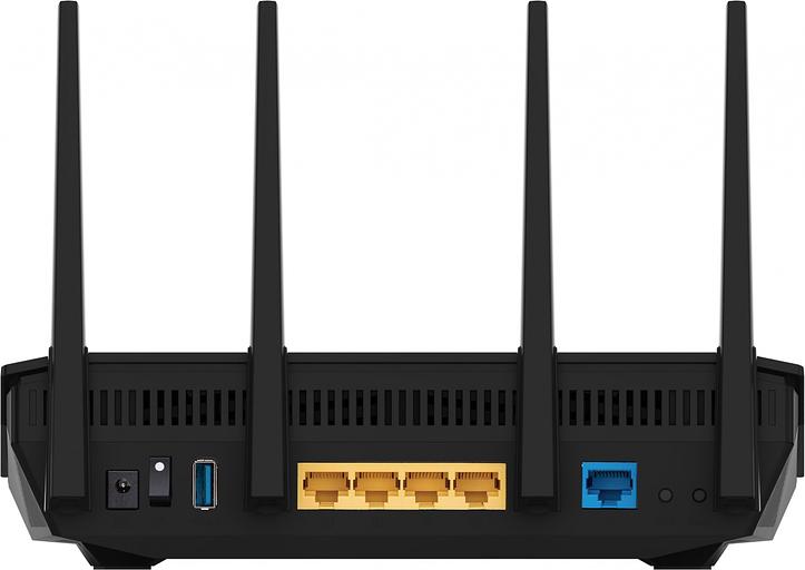 Маршрутизатор Asus RT-AX5400 AX5400 10/100/1000 компл.:устройство/крепления/адаптер черный (упак.:1шт) фото 2