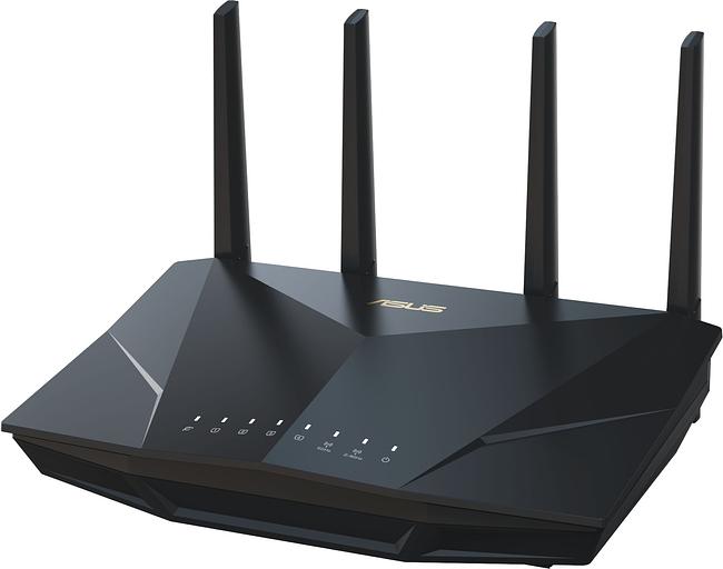 Маршрутизатор Asus RT-AX5400 AX5400 10/100/1000 компл.:устройство/крепления/адаптер черный (упак.:1шт) фото 4