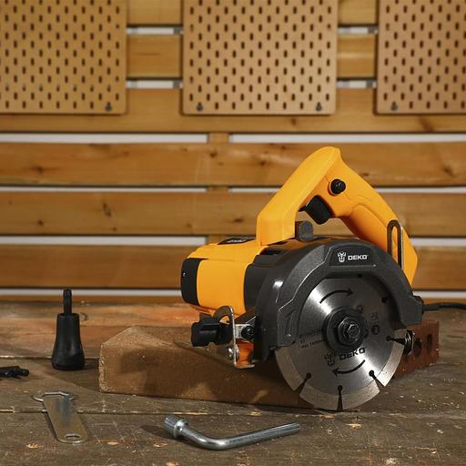 Циркулярная пила (дисковая) Deko DKCS1400 1400Вт (ручная) фото 4