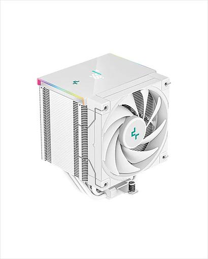 Кулер для процессора DEEPCOOL AK500 DIGITAL WH LGA20XX/1700/1200/115X/AM5/AM4 (9шт/кор, TDP 240W, PWM, Fan 120mm, 5 тепл. трубок, Copper Base, белый) RET (AK500 DIGITAL WH) фото 2