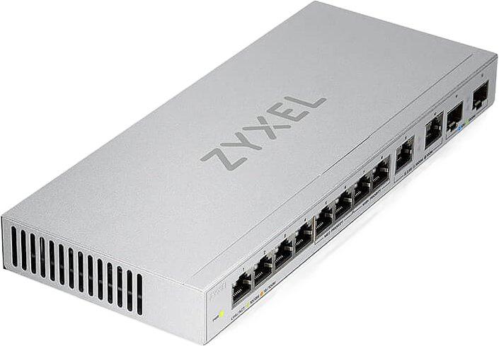 Коммутатор Коммутатор Zyxel XGS1010-12, 8xGE, 2x1/2,5GE, 2xSFP+, настольный, бесшумный (XGS1010-12-ZZ0102F) фото 3