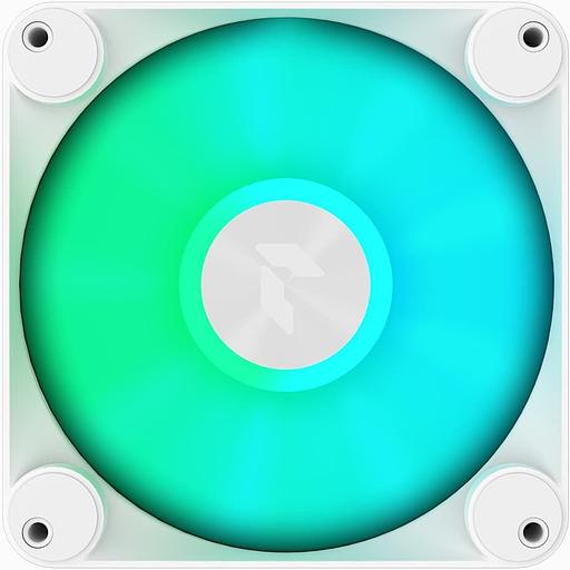 Вентилятор Aerocool APNX FP1-120 PWM ARGB White 120x120mm 4-pin 15-33dB 160gr LED Ret фото 1