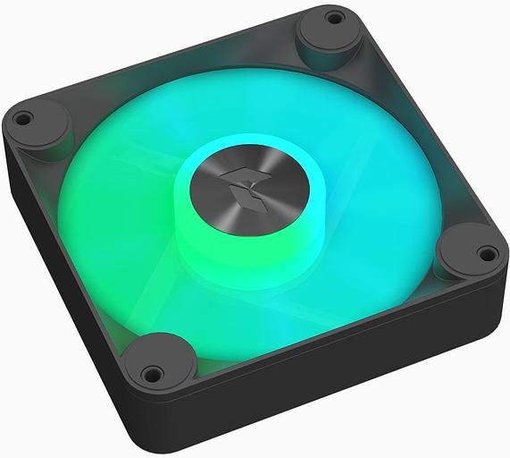 Вентилятор Aerocool APNX FP1-140 PWM ARGB BLACK 140x140mm 4-pin 15-32dB 220gr LED Ret фото 5