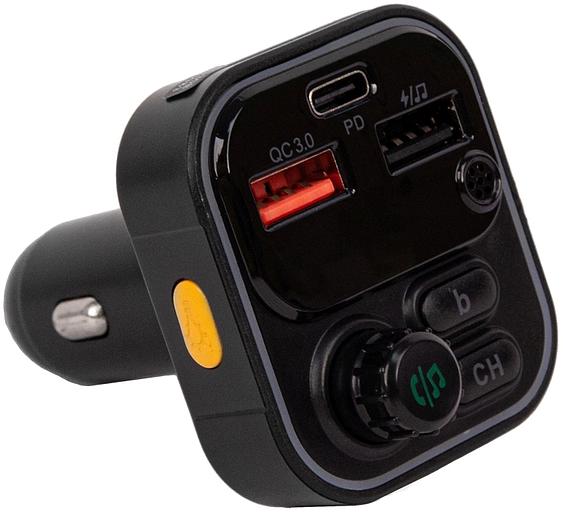 Автомобильный FM-модулятор ACV FMT-130B черный BT USB (40580) фото 2