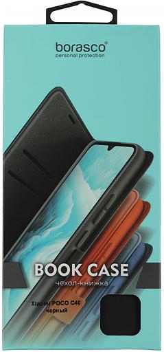 Чехол (флип-кейс) BoraSCO для Xiaomi Poco C40 черный (70748) фото 10