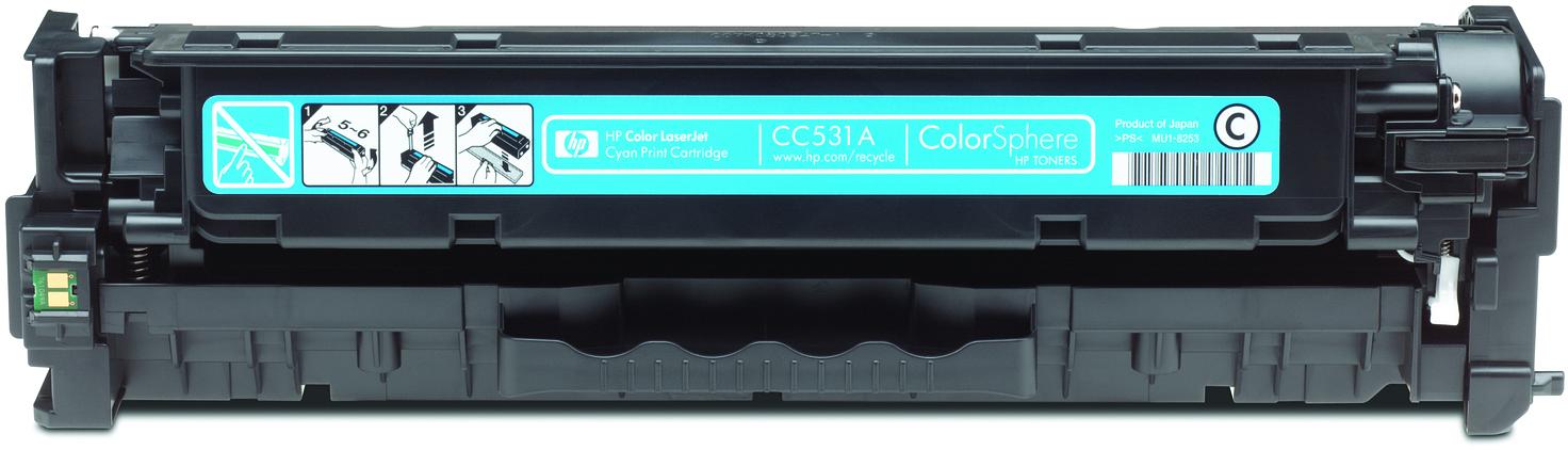 Тонер-картридж HP 304A Cyan Original LaserJet Print Cartridge (CC531A) фото 3