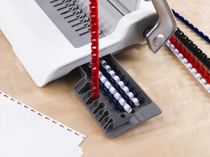 Переплетчик Fellowes STAR+ 150 (FS-56275) A4/перф.12л.сшив/макс.150л./пластик.пруж. (6-18мм) фото 2