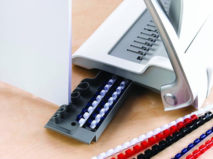 Переплетчик Fellowes STAR+ 150 (FS-56275) A4/перф.12л.сшив/макс.150л./пластик.пруж. (6-18мм) фото 3