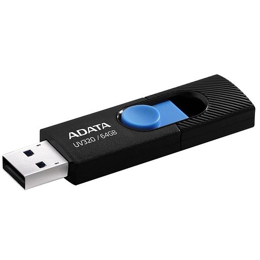 Флэш-накопитель 64GB AUV320-64G-RBKBL BL\BLUE ADATA фото 2