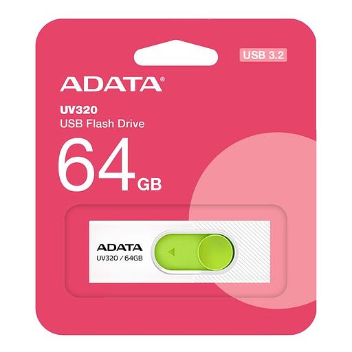 Флэш-накопитель 64GB AUV320-64G-RWHGN WH\GR ADATA фото 3