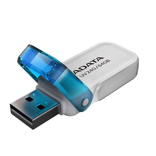 Флэш-накопитель 64GB AUV240-64G-RWH WHITE ADATA фото 2