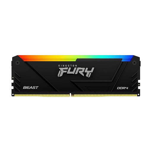 32GB DDR4 3600MHz DIMM FURY Beast Black RGB XMP KF436C18BB2A/32 CL18, 1.35V 288-pin Non-ECC фото 1