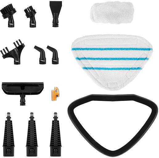 Швабра паровая Kitfort КТ-1046 1500Вт голубой фото 8