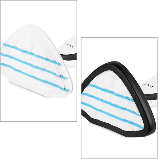 Швабра паровая Kitfort КТ-1045 1500Вт белый/черный фото 6