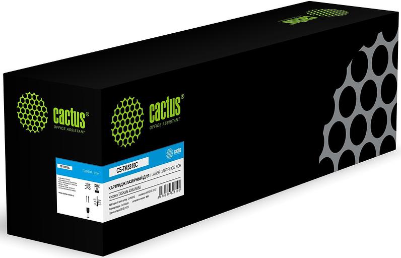 Картридж лазерный Cactus CS-TK5315C TK-5315C голубой (18000стр.) для Kyocera TASKalfa 408ci/508ci фото 1