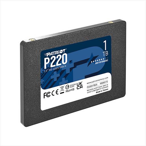 Накопитель SSD Patriot SATA III 1Tb P220S1TB25 P220 2.5" (P220S1TB25) фото 2