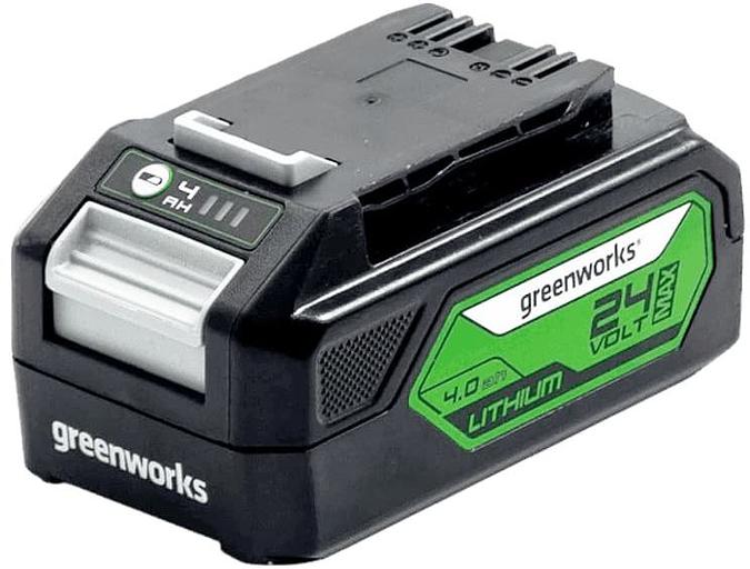 Greenworks Аккумулятор G24B4II, { 24v, li-ion, 4 А·ч, пиковый ток 55А } [2938407] фото 4