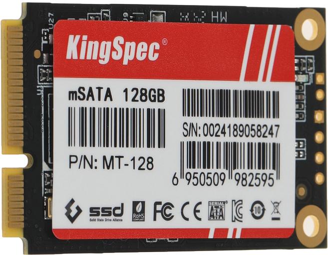 Накопитель SSD Kingspec mSATA 128Gb MT-128 MT Series mSATA фото 3