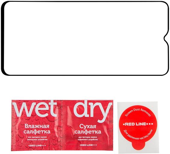 Защитное стекло для экрана Redline прозрачный для Honor X6 1шт. (УТ000033538) фото 3