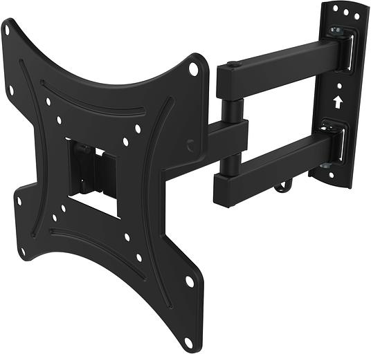 Кронштейн для телевизора Hyundai GL-N2 черный 20"-48" макс.15кг настенный поворотно-выдвижной и наклонный фото 1