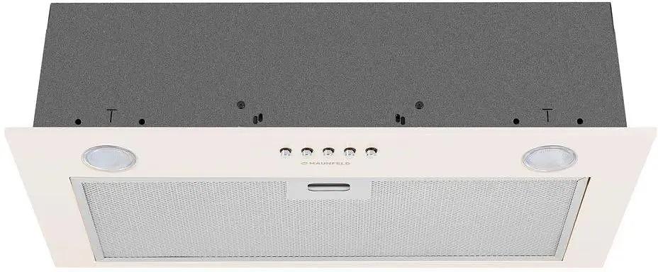 Вытяжка встраиваемая Maunfeld Crosby Singl 60 бежевый управление: кнопочное (1 мотор) фото 2