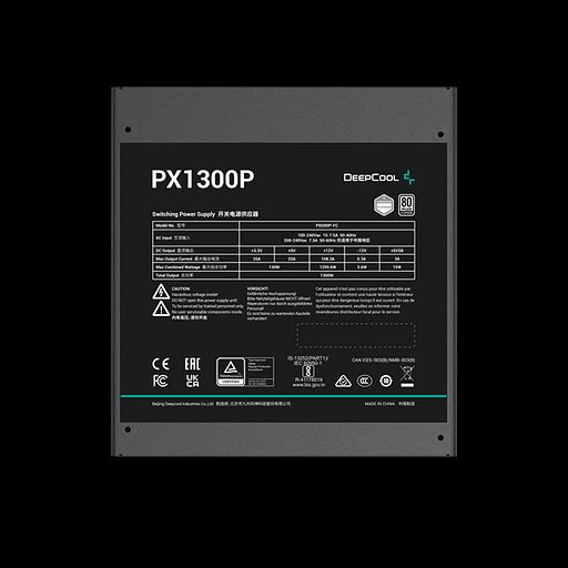 Блок питания Deepcool PX1300P (ATX 3.0, 1300W, Full Cable Management, PWM 120mm fan, Active PFC, 80+ PLATINUM, Gen5 PCIe) RET (PX1300P) фото 3