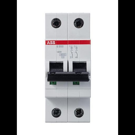 ABB 2CDS252001R0064 Автомат.выкл-ль 2-полюсной S202 C6 фото 3