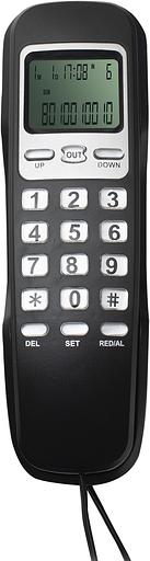 Телефон проводной Ritmix RT-010 черный фото 3